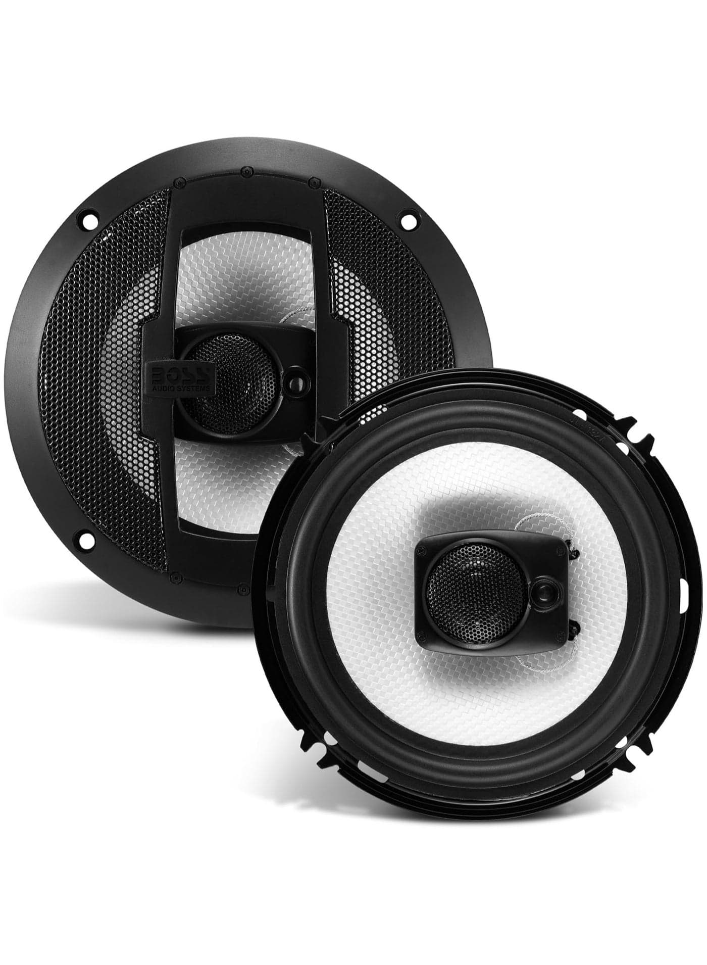 BOSS Audio Systems R63 300 Watt Per Pair, 6.5 Inch, Full Range, 3 Way Car Speakers Sold in Pairs