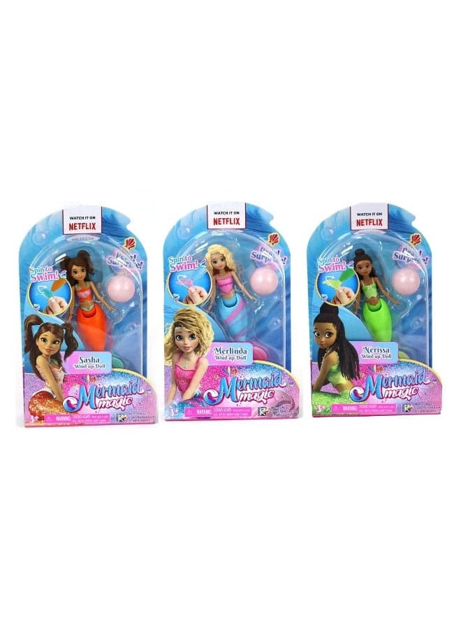 Magic Windup Doll 5 inch- Assorted