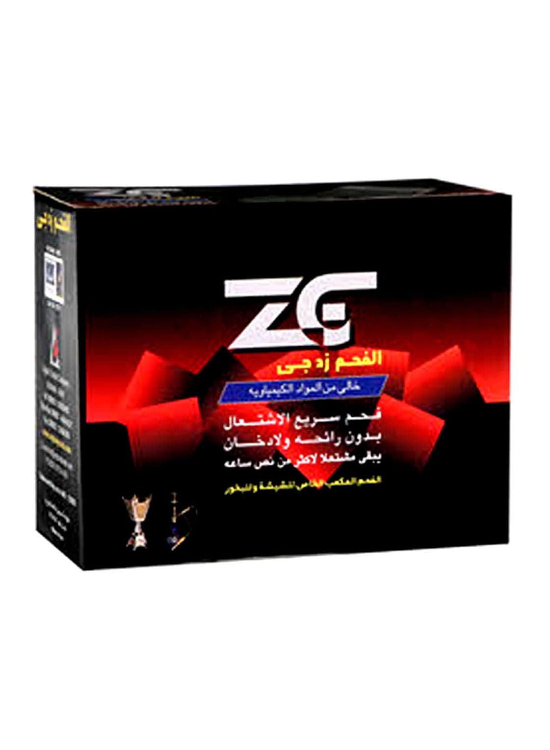 ZG Charcoal-Bakhoor Charcoal 1 KG Cubes | Quick Iqnite Charcoal and Long Lasting Charcoal for Bakhoor and Incense.
