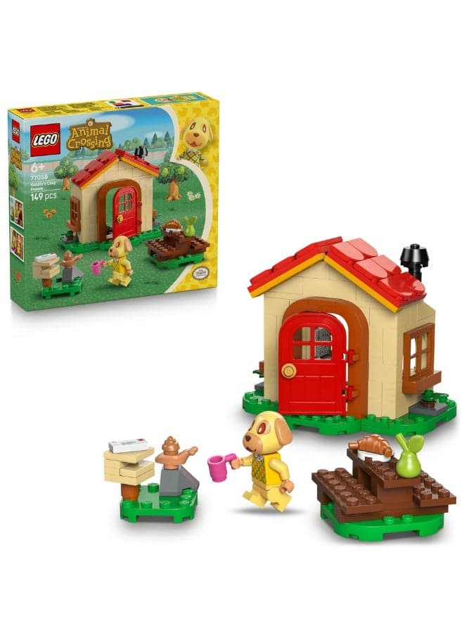 Animal Crossing Goldie’s Cosy House Building Toy 77058 (Age 6+, 149 Pieces)