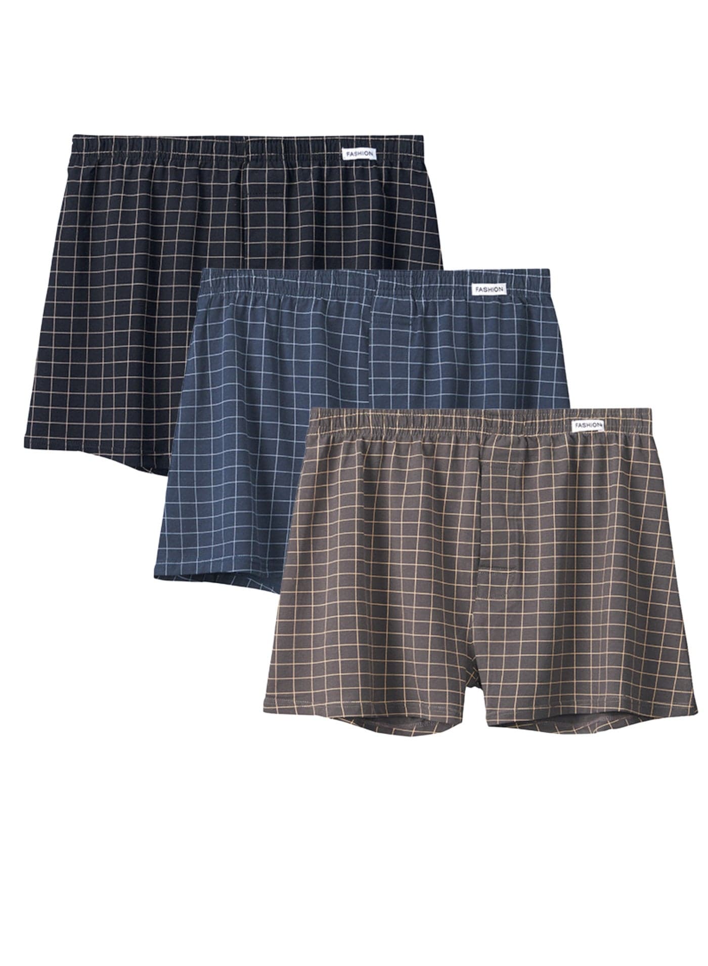 3 Pieces Mens Underwear Cotton Boxer Briefs Boxer For Mens