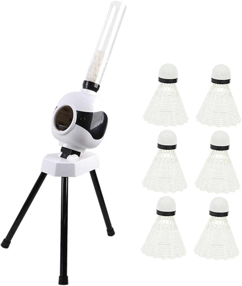 Automatic Badminton Shuttlecock Training Machine Badminton Robot Serving Machine Badminton Shooting Machine