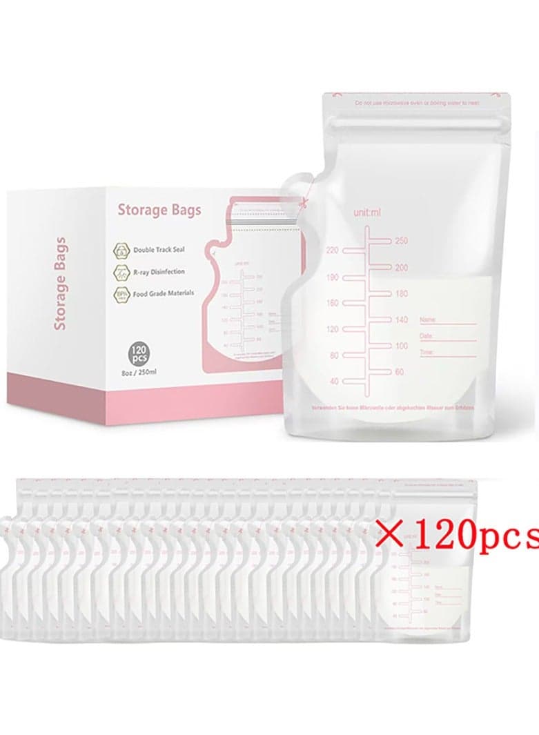 Breastmilk Storing Bags, Temp-Sensing Discoloration Milk Storing Bags for Breastfeeding