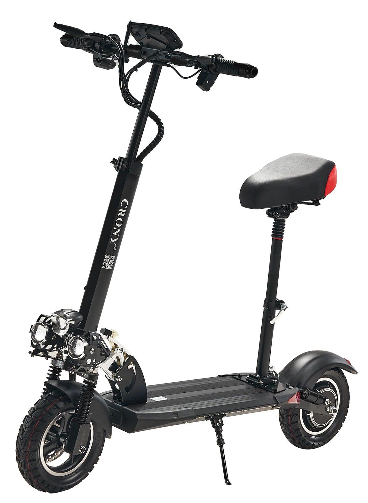 V10 Big LED Display 1200W Motor E-Scooter, 48V 12AH Battery, 28–42 MRH Max Speed 20-40KM Range, 10” Off-Road Rubber Tires, Dual Disc Brakes, Front & Rear Suspension, Foldable Aluminum Frame, Triple LED Headlights, LED Base Lighting, Electric Scooter for Adults/Teens with Seat, Heavy Duty 265 lbs Load Capacity, Fast Urban Commuter E-Skateboard for Teens and Adults, Long Range, E-bike with Solid Tires and Easy Folding Design, Fast Urban Commuter Motorized Scooter,Perfect Scooter for Outdoor Adventures, Black