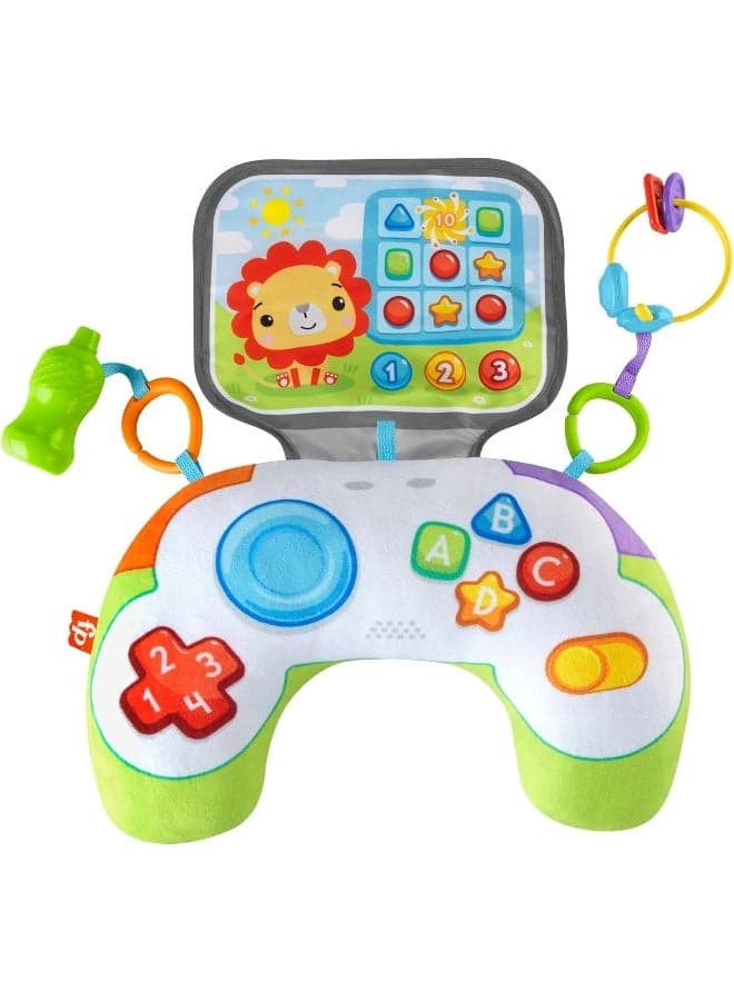 Littlest Gamer Tummy Wedge – Sensory Tummy Time Play Toy for Infants