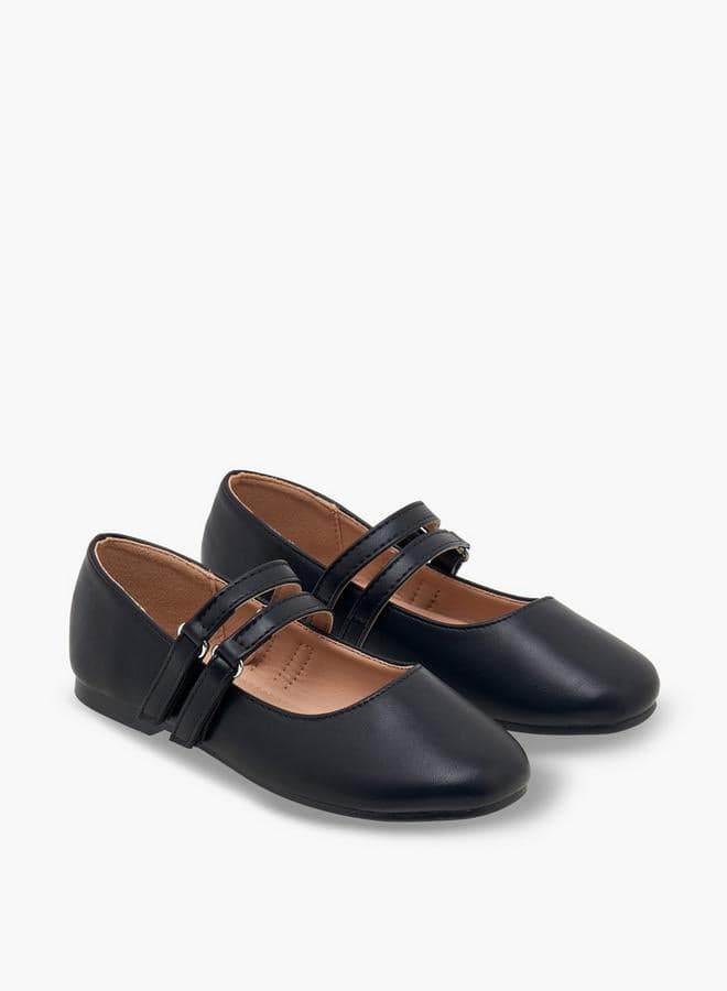 Girls Hook & Loop Ballerina Shoes