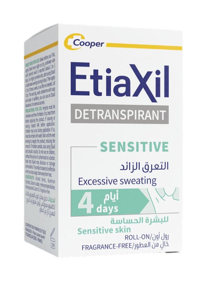 DETRANSPIRANT ANTIPERSPIRANT DEO UNDERARMS 4 DAYS ROLL ON 15ML