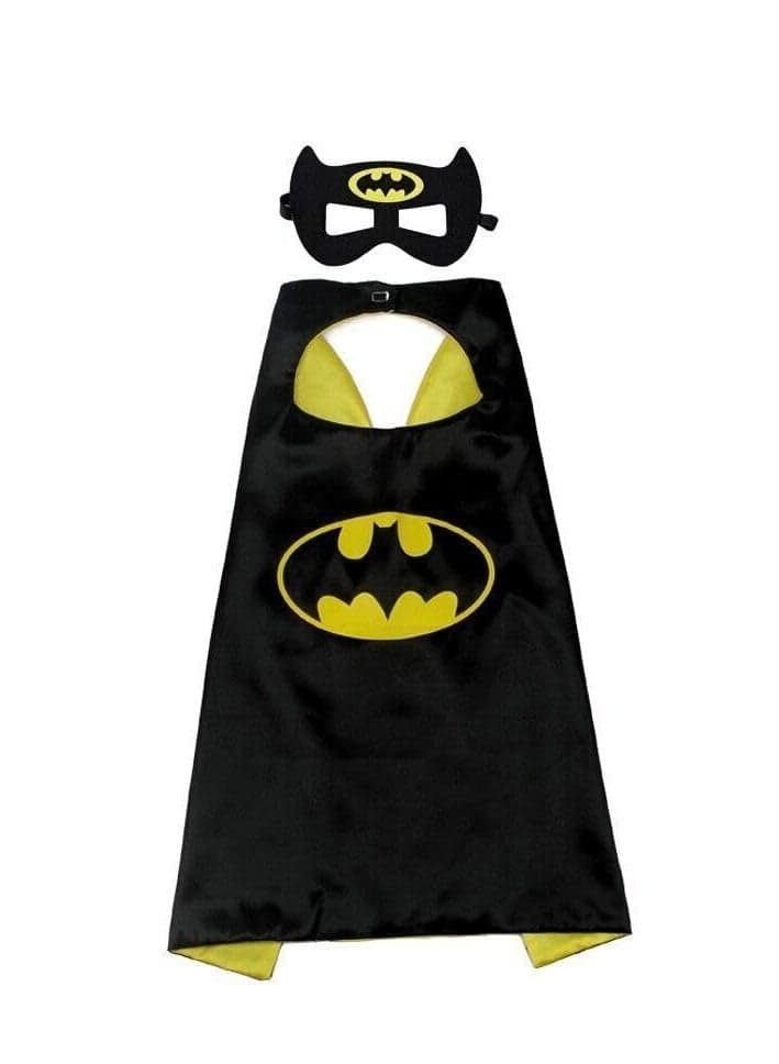 Superhero Costume Capes and Masks for Kids Boys Girls 3-10 Years Cosplay Double Side Capes Best Superhero Toys and Kids Gifts 70cm*70cm