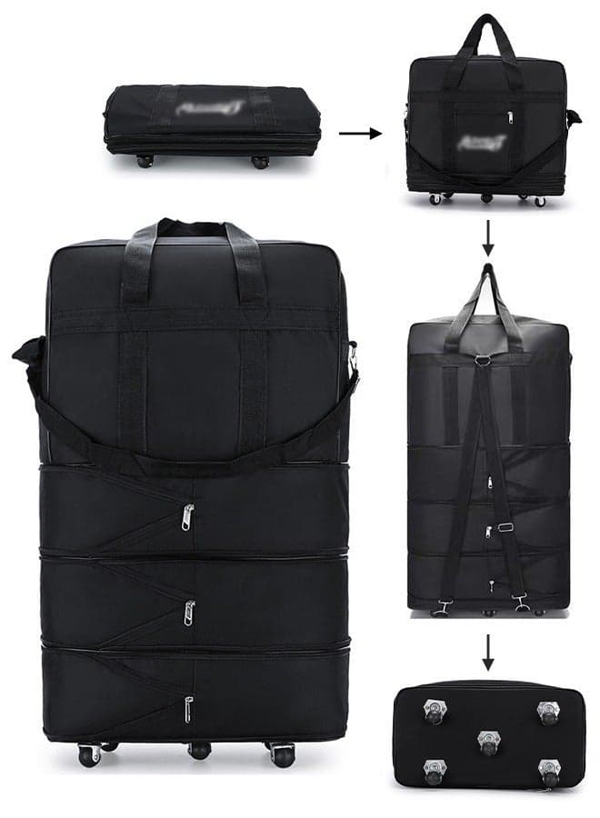 Expandable Foldable Luggage Bag Suitcase Collapsible Rolling Travel Luggage Bag Duffel Bag for Men and Women Lightweight Suitcases