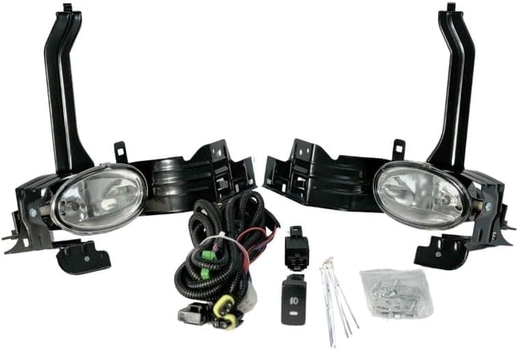 Aftermarket Fog Lamp Set for Honda Accord 2008-2010 - Compatible Replacement Assembly
