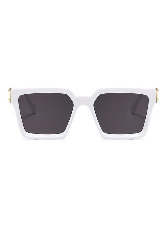 Unisex Large Frame Retro Square Fashion Wide Edge Sunglasses