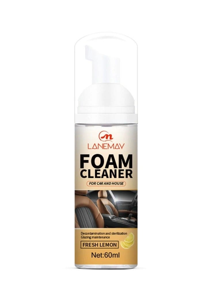 Car Interior Foam Cleaner – Multipurpose Spray for Leather, Plastic & Dashboard, Deep Cleaning & Conditioning