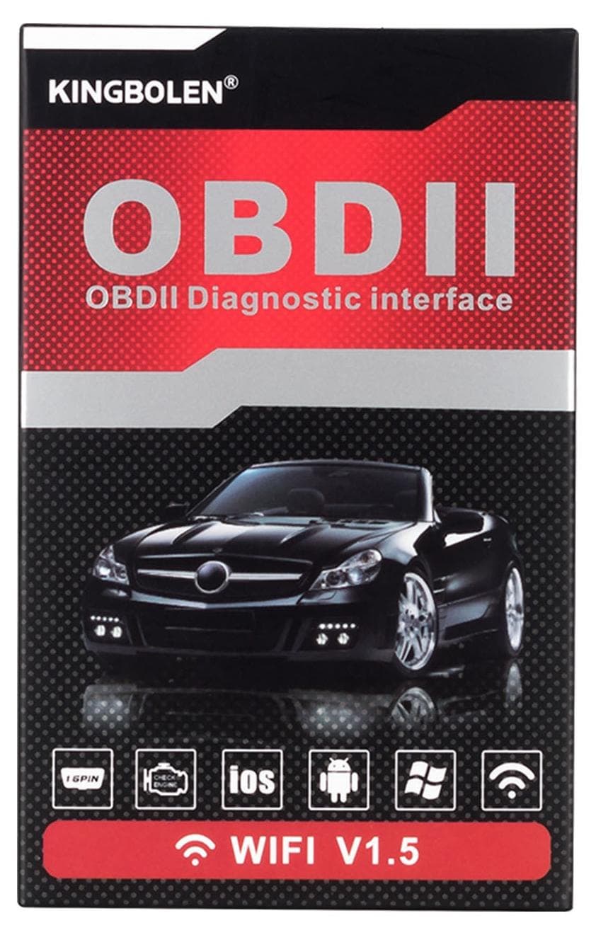 Wireless ELM327 OBD2 Car Scanner Adapter - Car Scanner Compatible with Android and Apple Systems, Car Diagnostic Tools