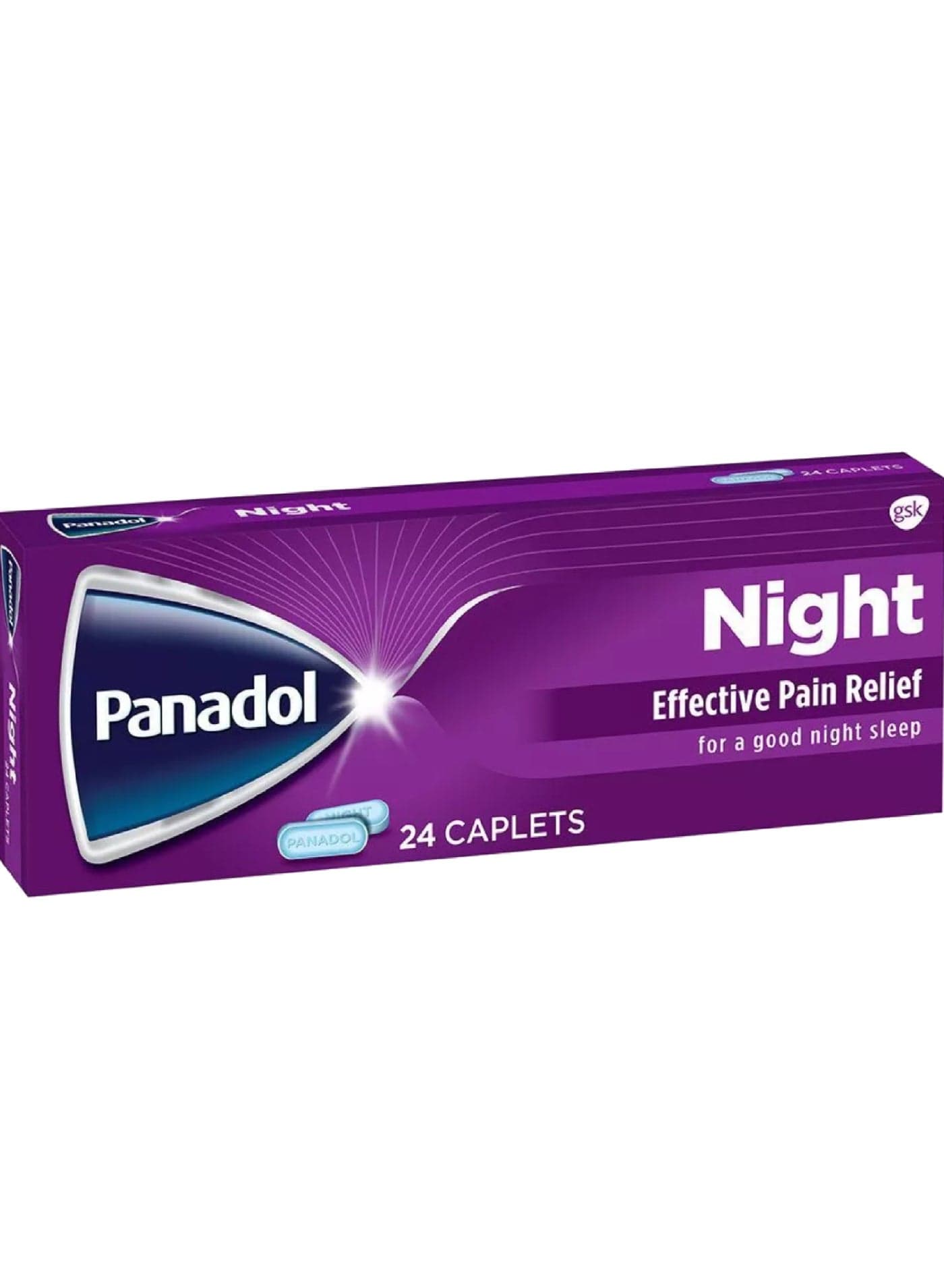 Night 24 Caplets Effective Pain Relief