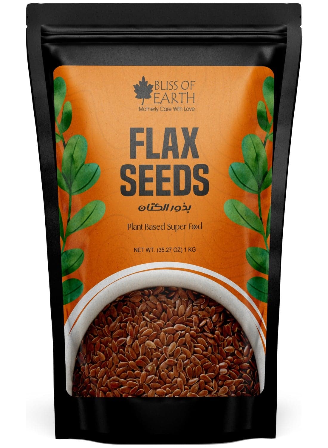 Raw Flax Seeds 1kg | Omega-3 Rich Superfood • High-Protein • Healthy and helps with Weight-Loss