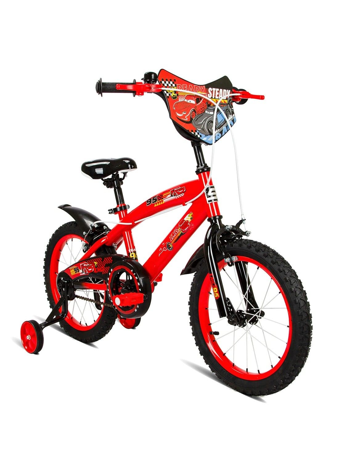 Spartan 16″ Disney Cars Bicycle – Fun & Ergonomic Ride for Young Fans