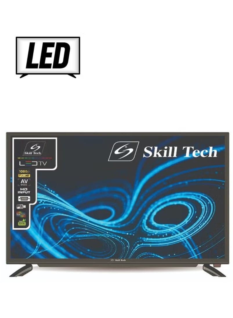 Skill Tech 32" FHD Frameless Smart LED TV - SK3240SFL, Full HD, Built-in Wi-Fi, Apps & Streaming, Slim Design