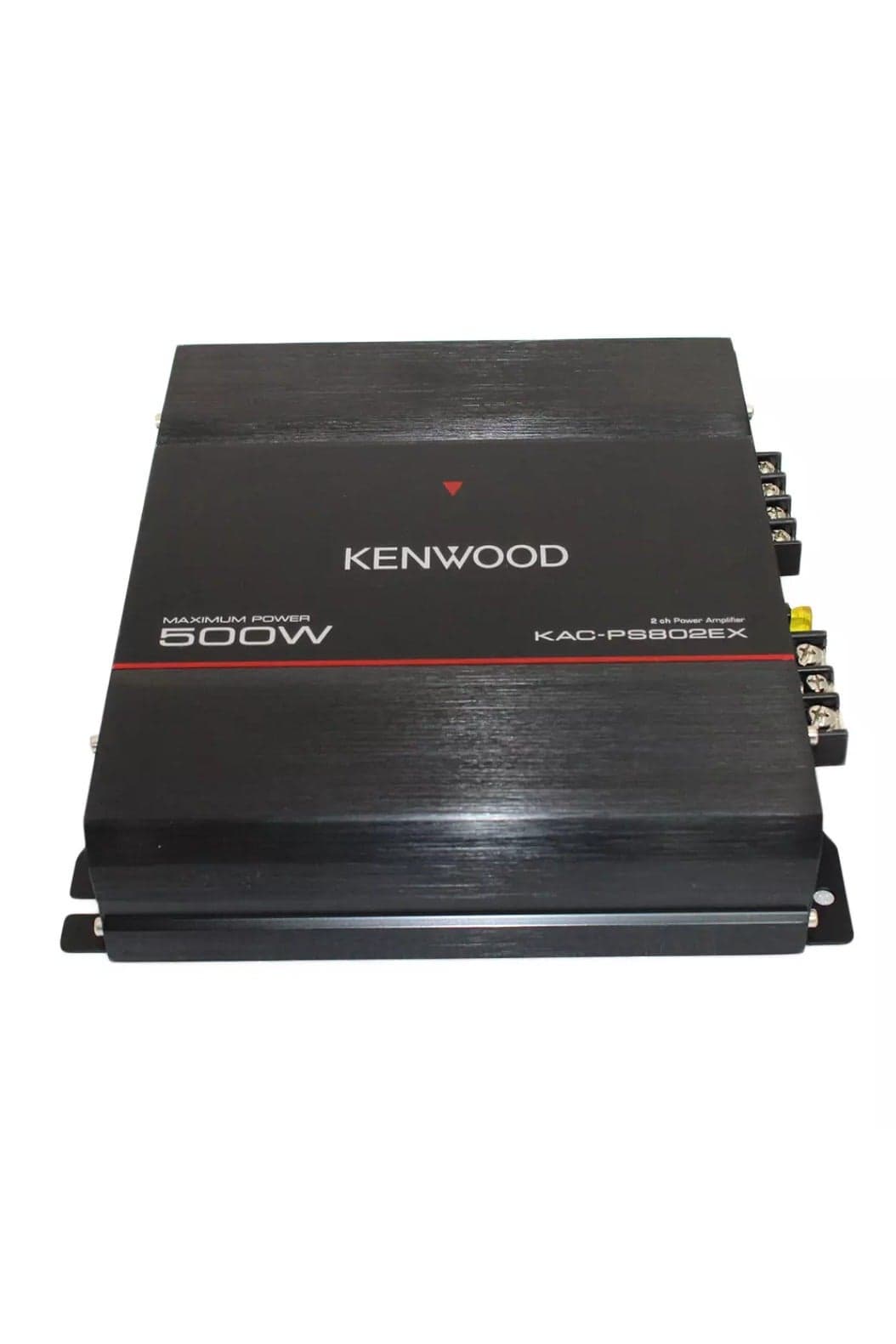 Kenwood KAC-PS802EX 2-Channel High-Power Car Audio Amplifier – 60W x 2 RMS, 500W Peak Power | Heavy-Duty Build for UAE