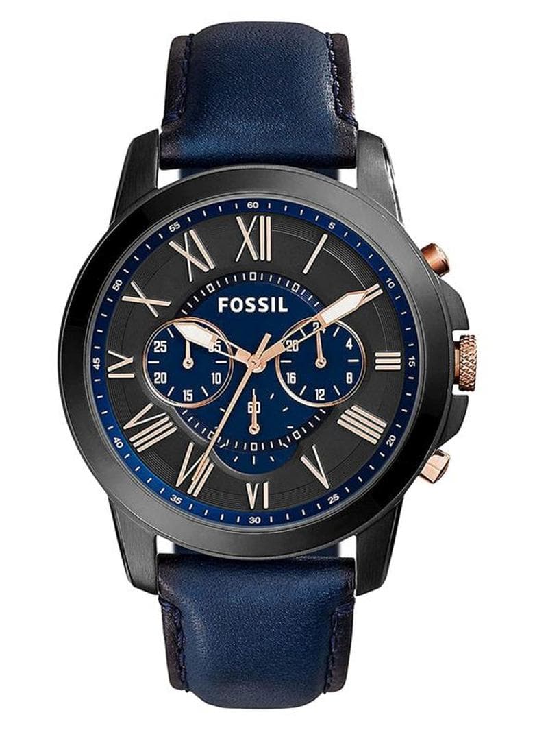 Men Grant Water Resistant Analog Watch FS5061 - 43 mm - Blue