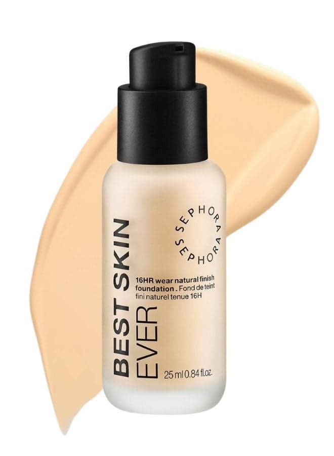 SEPHORA COLLECTION Best Skin Ever 16H Natural Finish Liquid Foundation 25ml – Shade 03Y Very Fair with Yellow Undertones