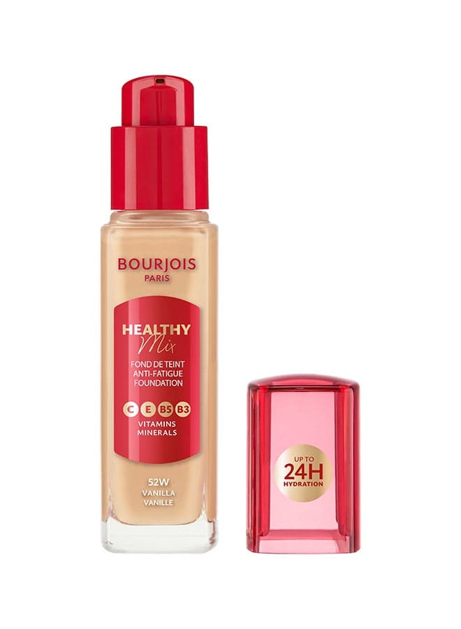 Healthy Mix Anti-Fatigue Foundation - 52W - Vanilla, 30ml