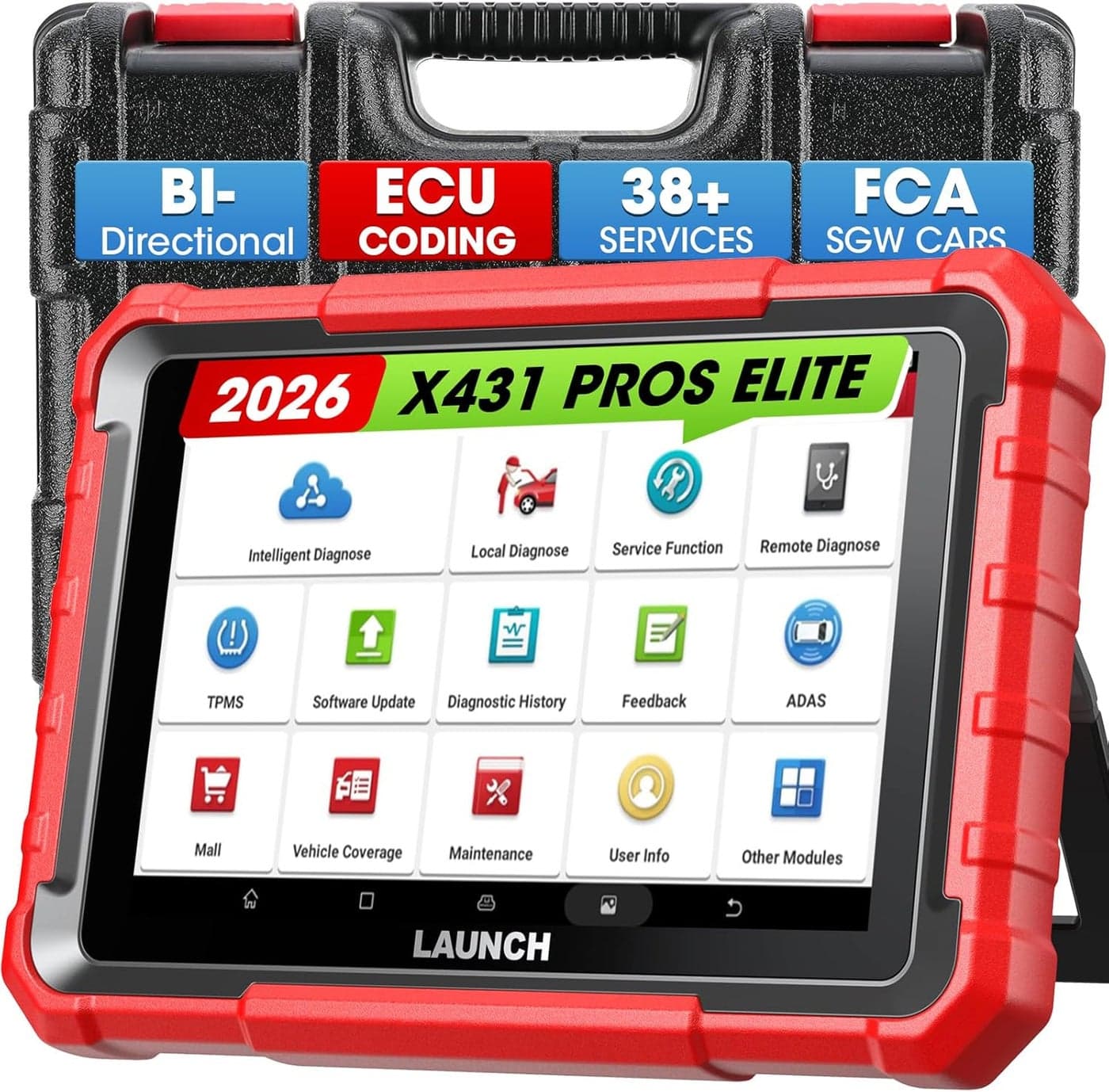 LAUNCH X431 PROS Elite Bidirectional Scanner ECU Coding CANFD DoIP