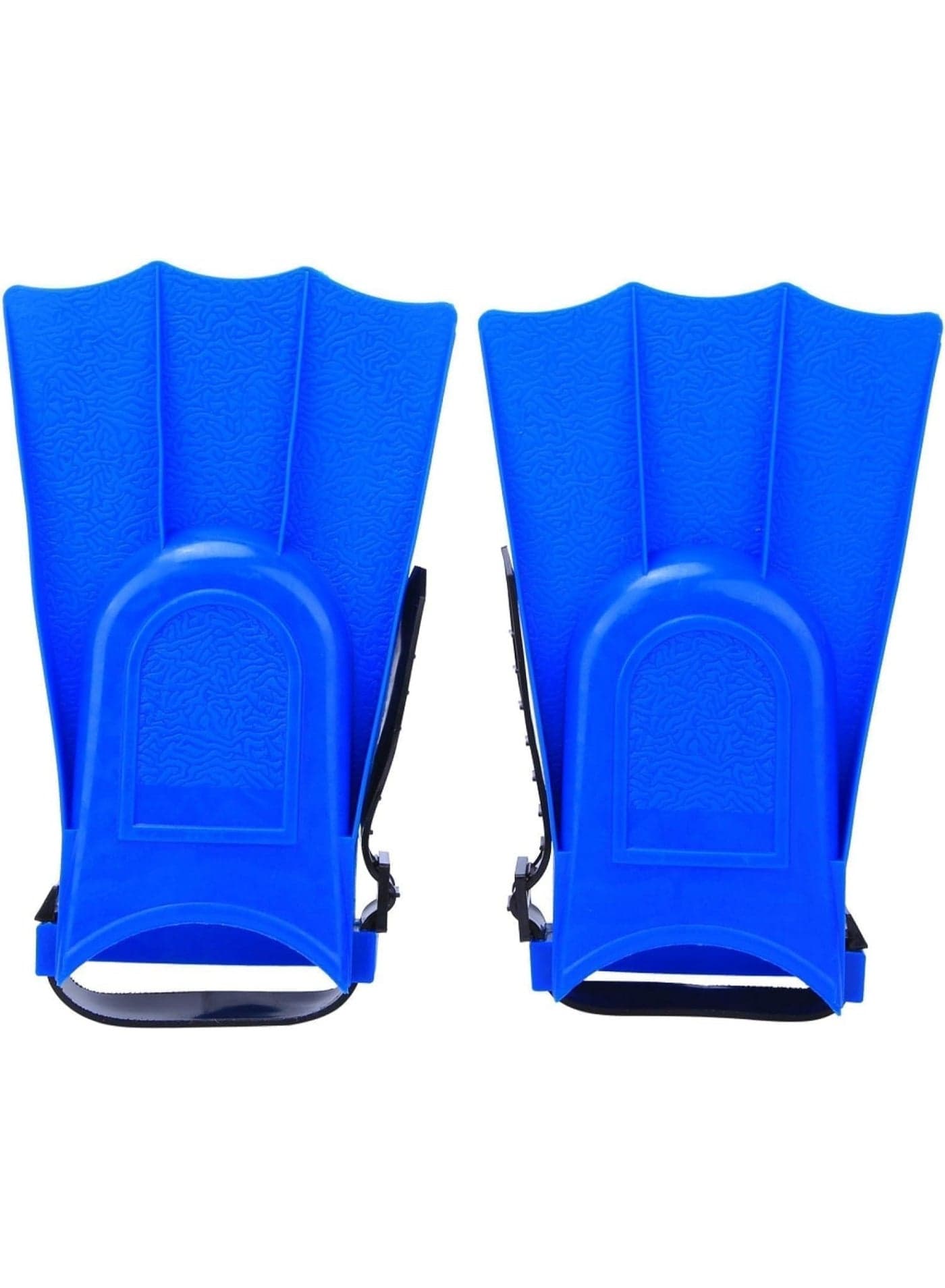 PVC Kids Swimming Fins, Lightweight Diving & Snorkeling Short Flippers for Children and Teens, Comfortable Soft Foot Pocket Training Fins, Youth Swim Foot Heel Combo Set
