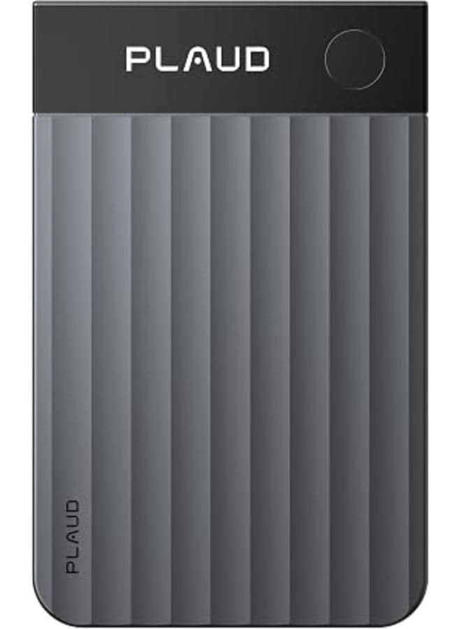 Note Pro AI Voice Memo Recorder, Studio Quality 4 Mic Recording System, AI Powered Summarization Tool, 64GB Storage, 50 Hour Battery Life, With Black Magnetic Case, Black