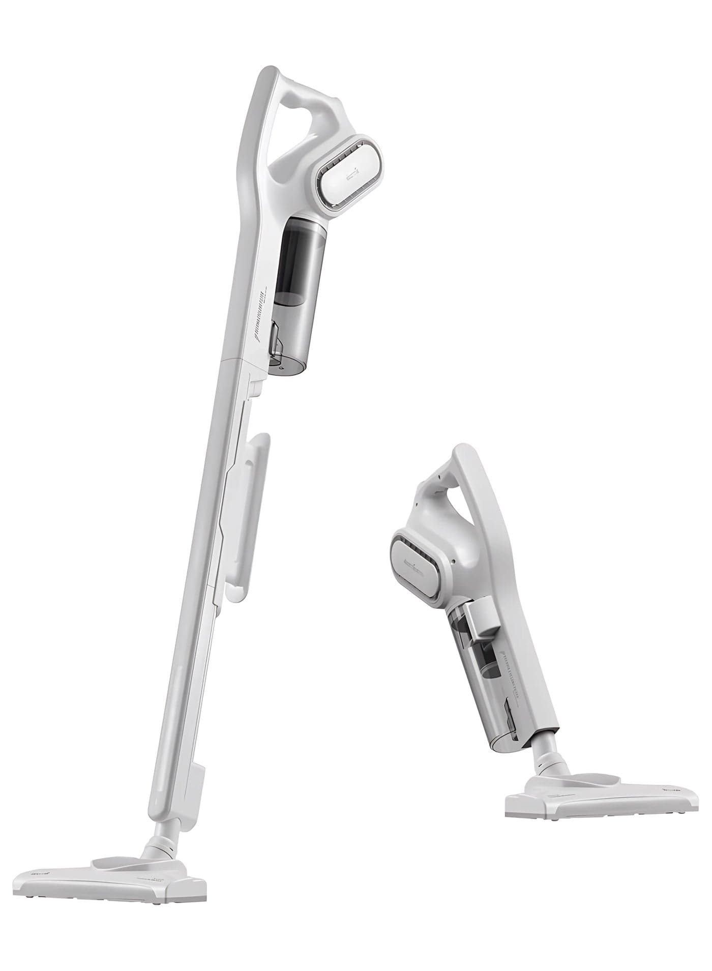 2 In 1 Handheld Vacuum Cleaner With Large Capacity Dust Box Low Noise Triple Filter Vertical Dust Collector Dx700 White