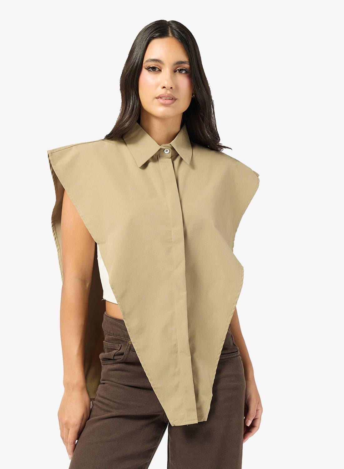 Shirt With Statement Hem