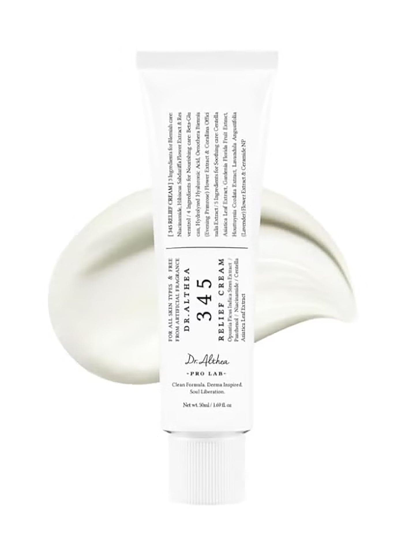Dr.althea 345 Relief Cream 50ml - Soothing & Repair Balm for Sensitive Irritated Skin