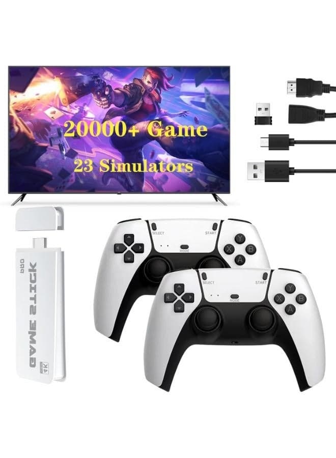 2.4G Wireless TV Game Stick Retro M15 for Family Portable Arcade Video Game Console Android 7.1 4K HD Video Game