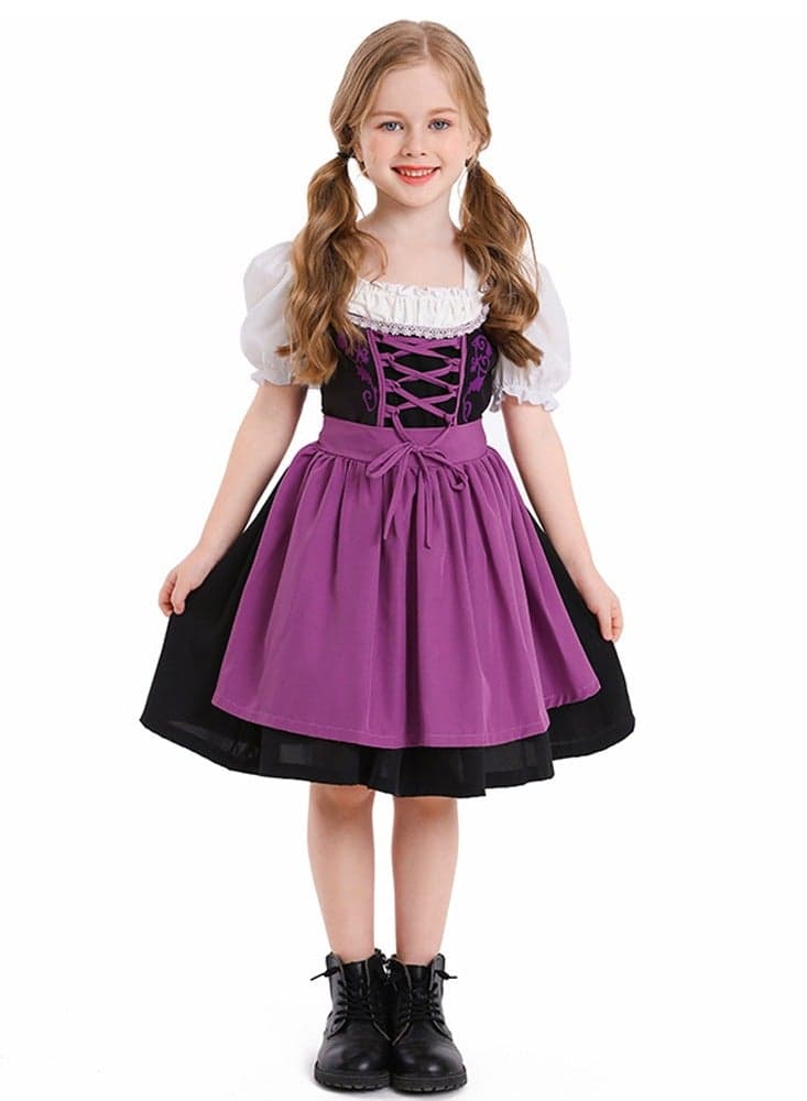 German festival girls performance costumes, campus activities girls skirts