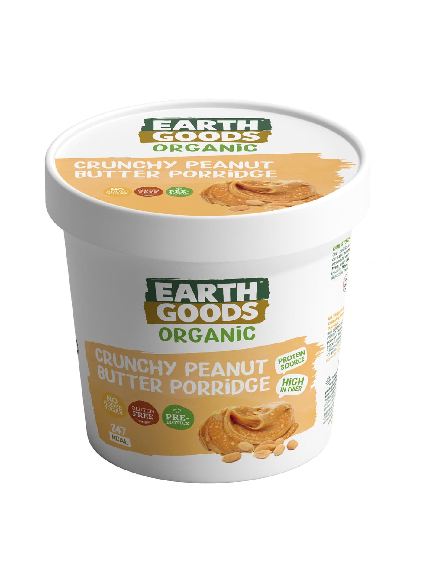 Organic Gluten Free Crunchy Peanut Butter Porridge