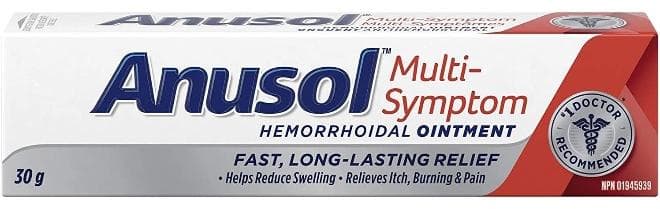 Anusol Cream Hemorrhoidal Ointment Relief 30g