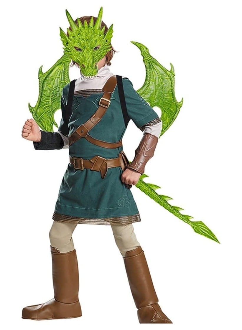 3PCS Dragon Costume for Kids Boys Girls Children Wing Tail Mask Set Party Festival Dinosaur Cosplay Set for Child Halloween