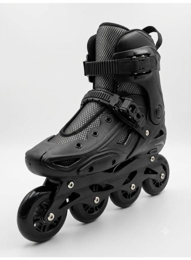 Inline Skates, 3 Wheels 110mm Roller Skates Blades for Adult Women Men, Professional Outdoor Fitness Inline Speed Skates for Unisex- Size 43-44
