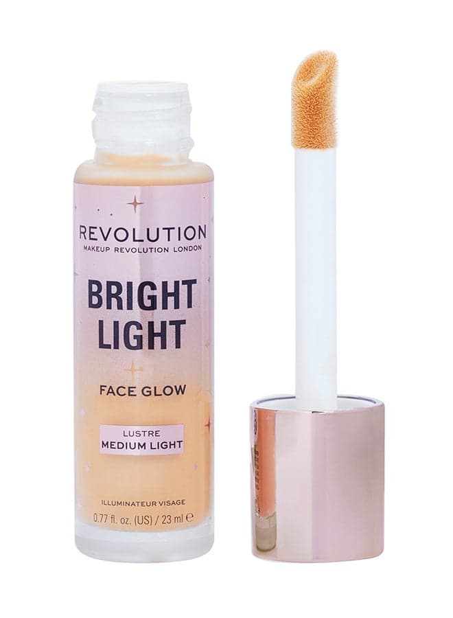Makeup Revolution Bright Light Face Glow Lustre Medium Light