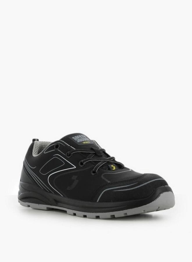 Men Low Safety Leather Sneakers