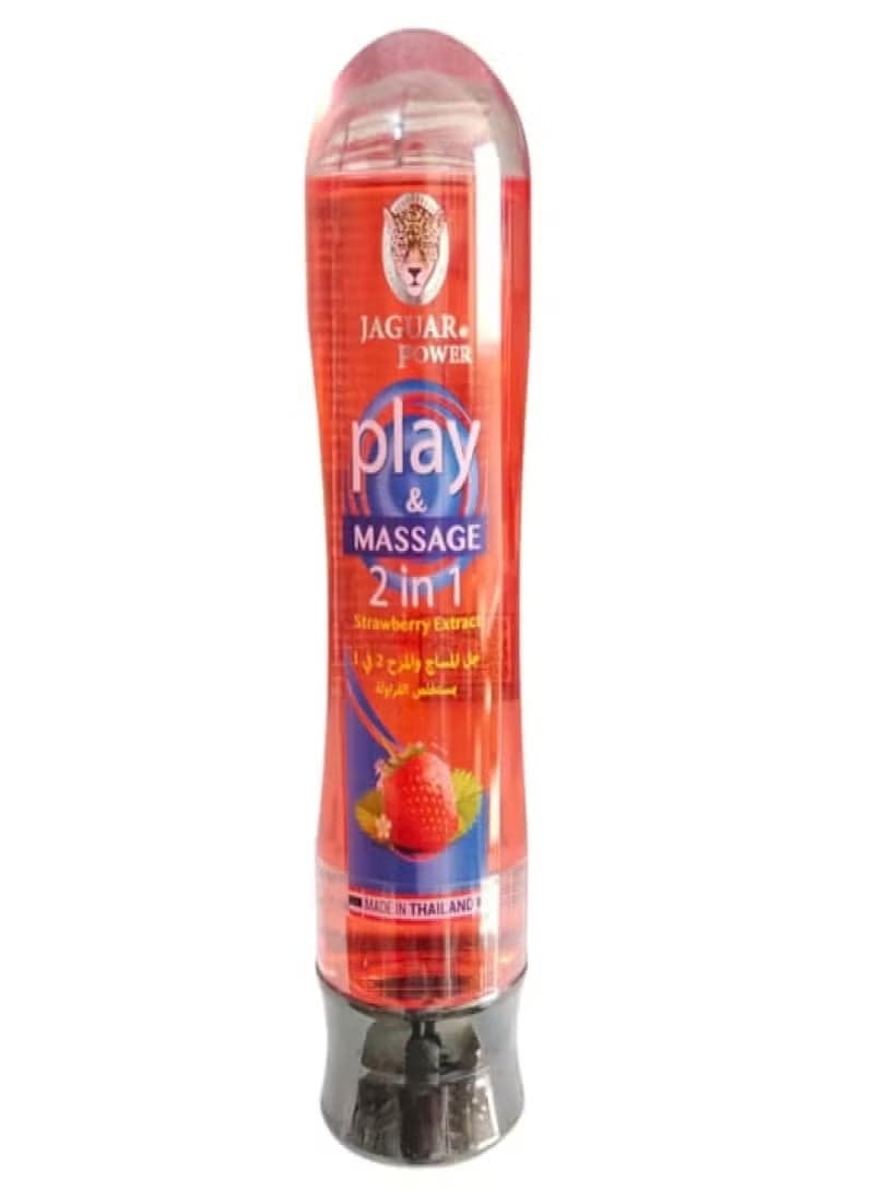 Play& Massage 2 IN 1 Strawberry Extract 110ml