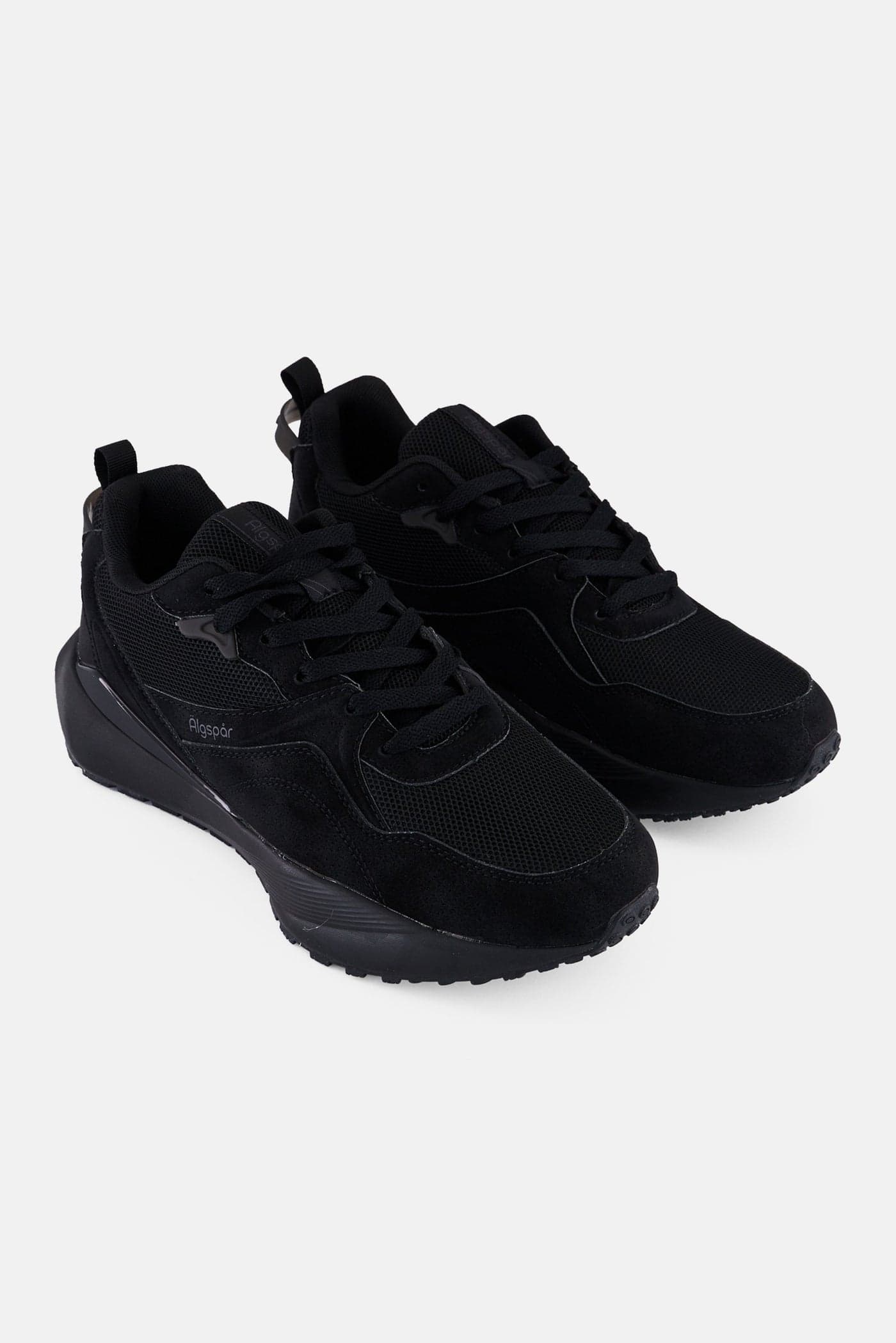 Men Lace Up Casual Shoes, Black