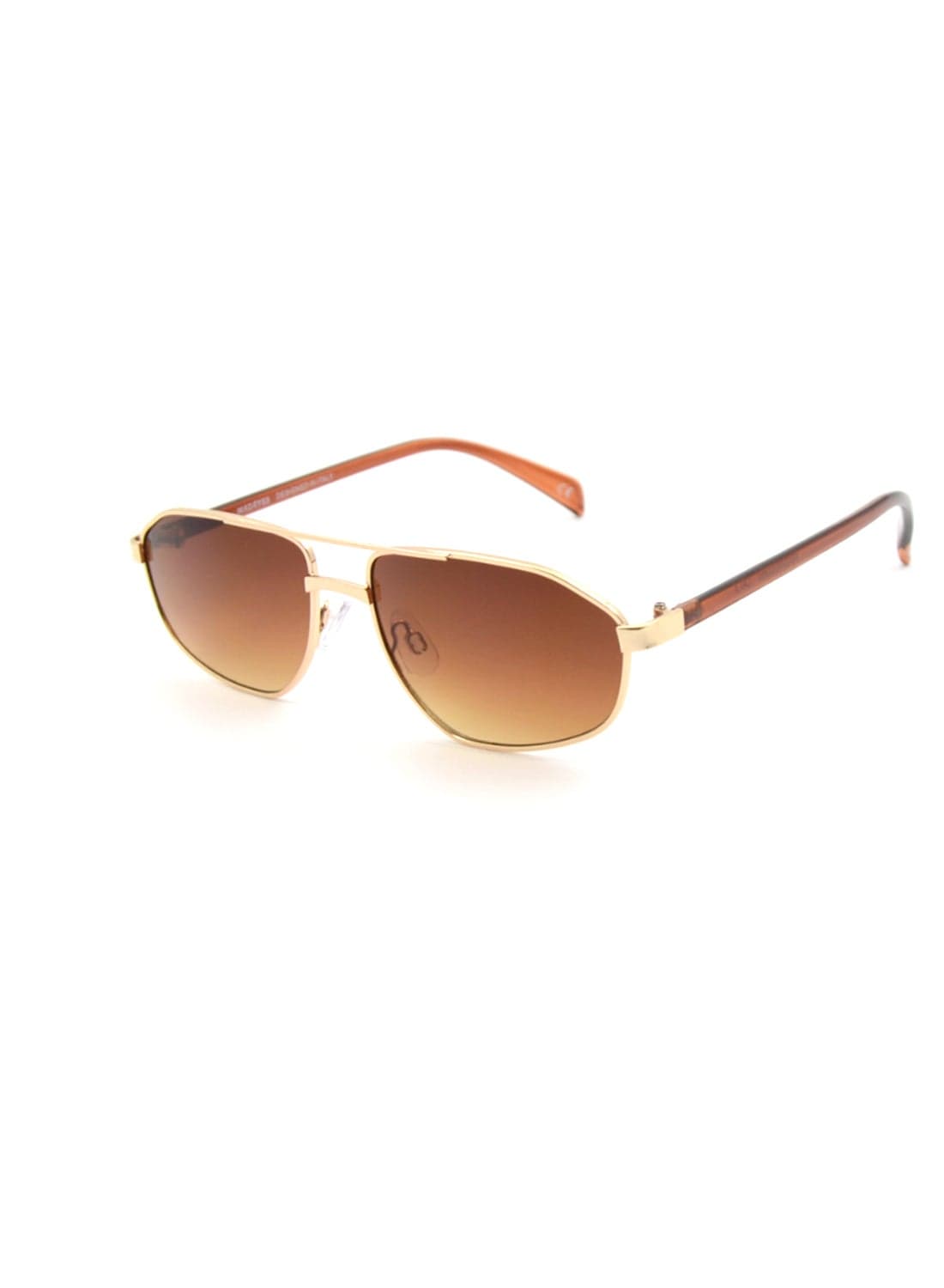 Women's UV Protection Sunglasses EE24M035-1 - Gold/Brown