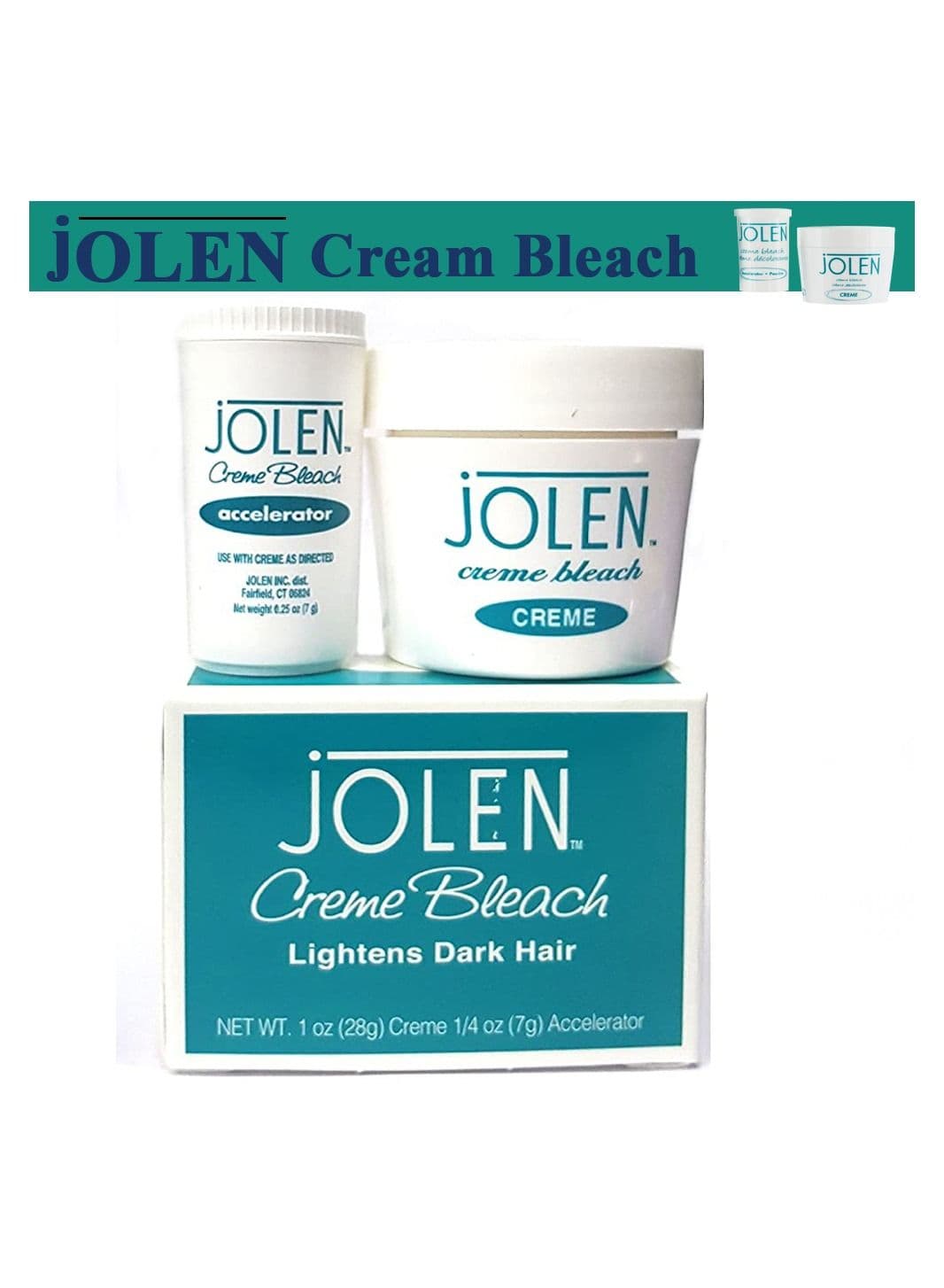 Creme Bleach Lightens Dark Hair (Creme-28Gm + Accelerator-7Gm) 35Gm