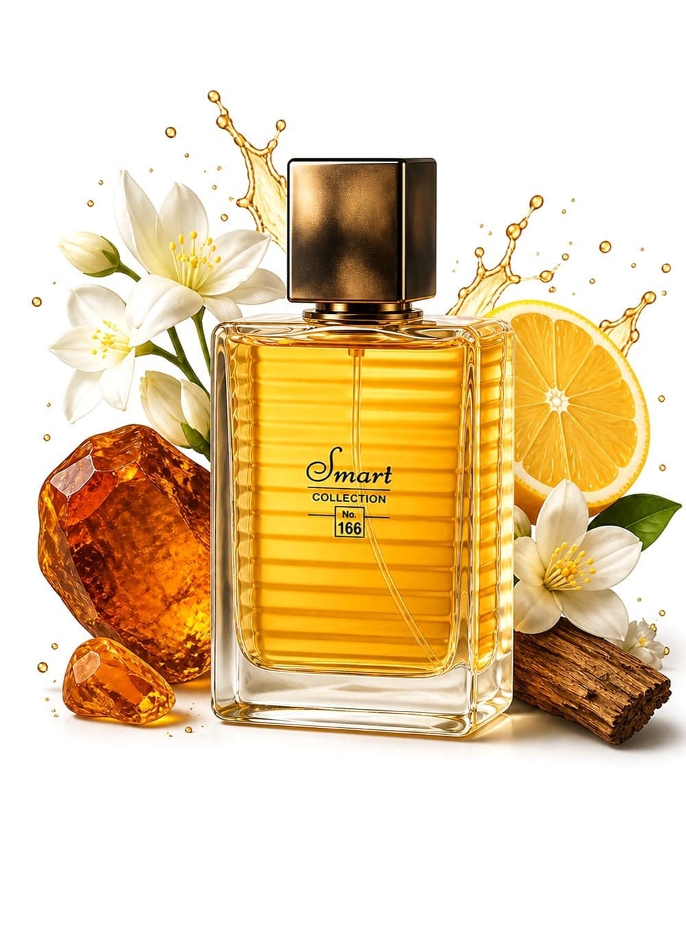 Elegant Vanilla Perfume for Women | Smart Collection No. 166 | Sweet & Floral Perfume for Women with Vanilla & Amber | 25ml Eau De Parfum