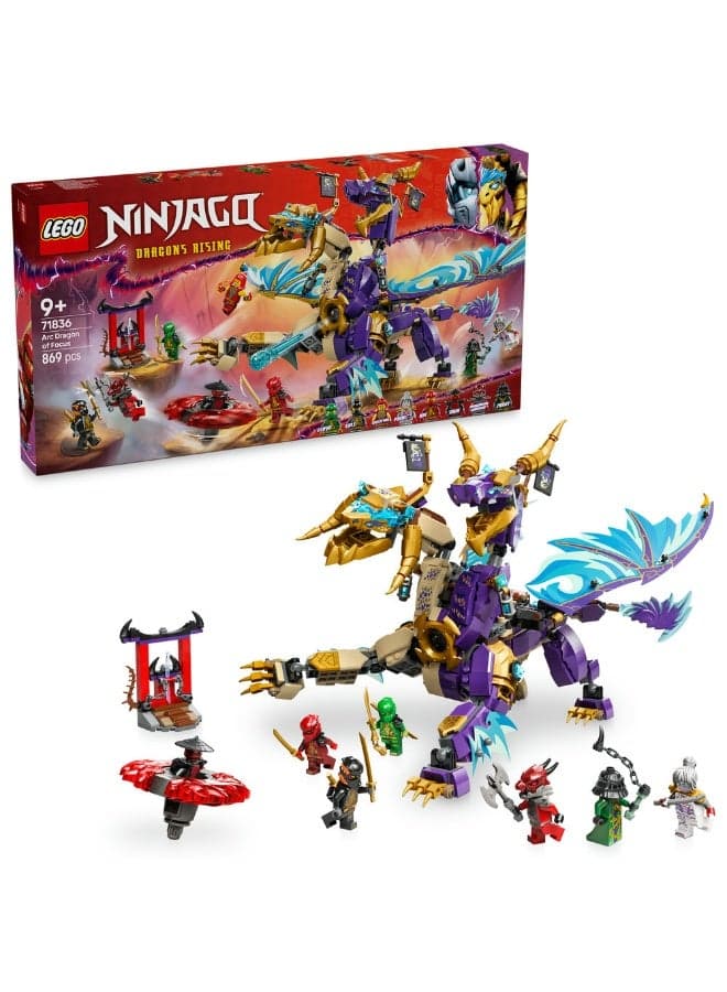 NINJAGO Arc Dragon of Focus Ninja Building Toy 71836 (Age 9+, 869 Pieces)