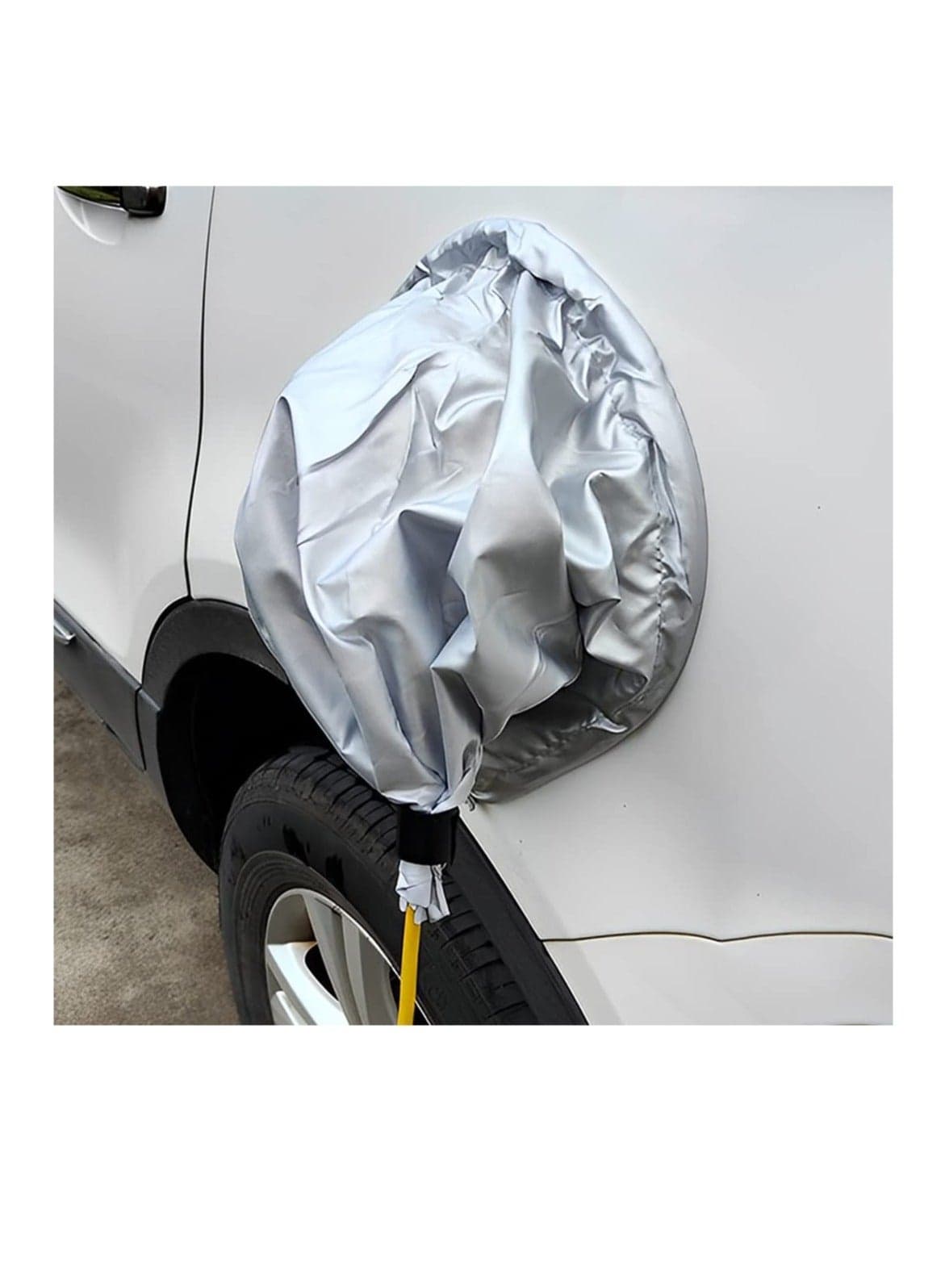 EV Charger Car Cover, Outdoor Rain Sun UV Protection, Waterproof Outdoor Electric Car Charging Port Cover, Double-Sided Magnetic Adhesion, for Tesla Model Y/3, Compatible with Most Electric Cars