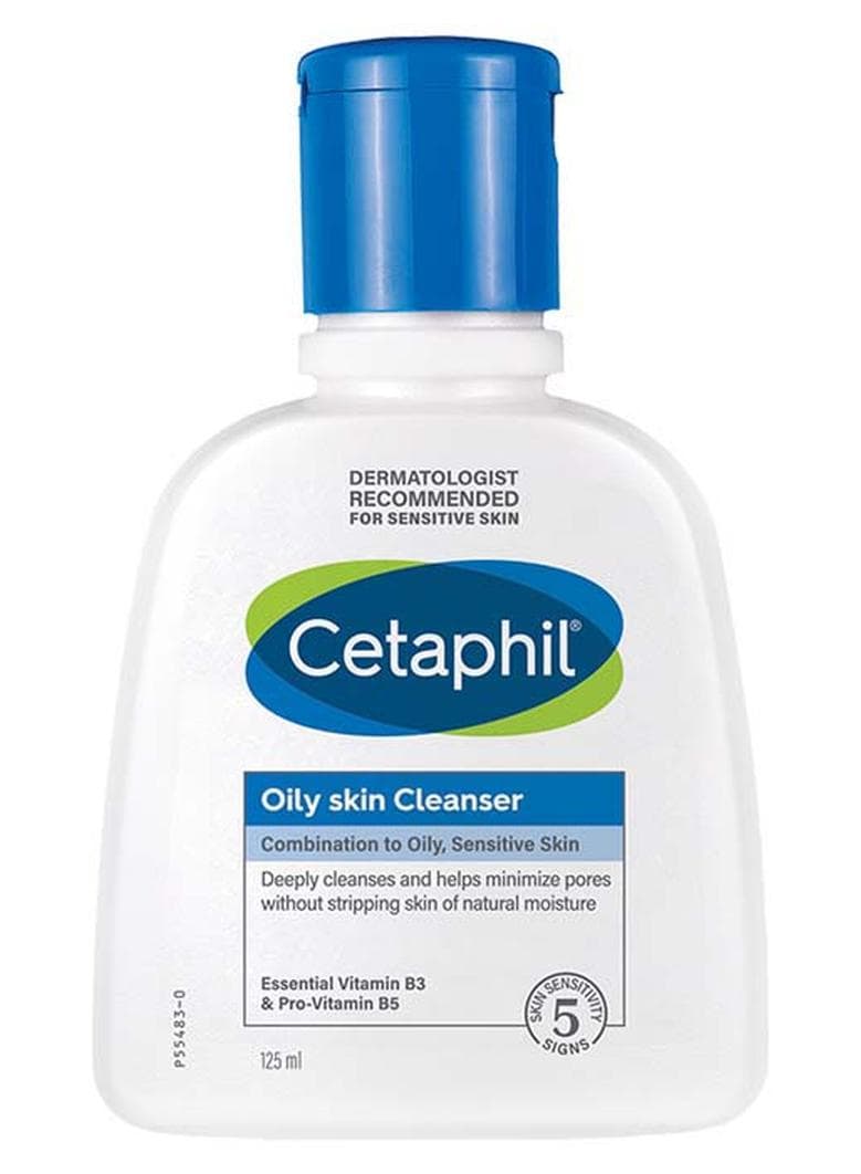 Oily Skin Cleanser, Combination To Oily And Sensitive Skin, Face And Body Wash For Men And Women, With Niacinamide, Unscented, Soap Free, Hypoallergenic, For Men And Women 125ml