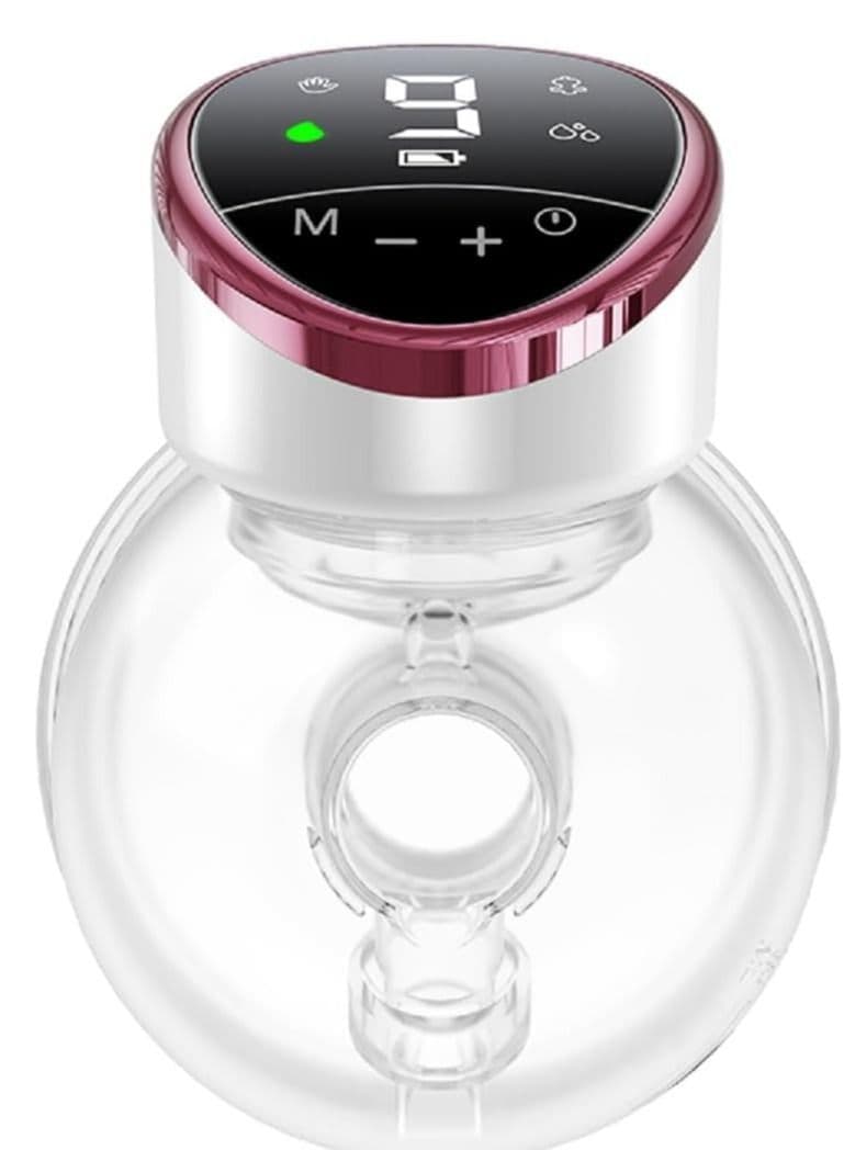 Electric Breast Pump Wearable, Portable Lightweight Breast Pump pains-Free Rechargeable Breast Pump with 4 Mode & 9 Levels LED Display Hands Free Breast Pump