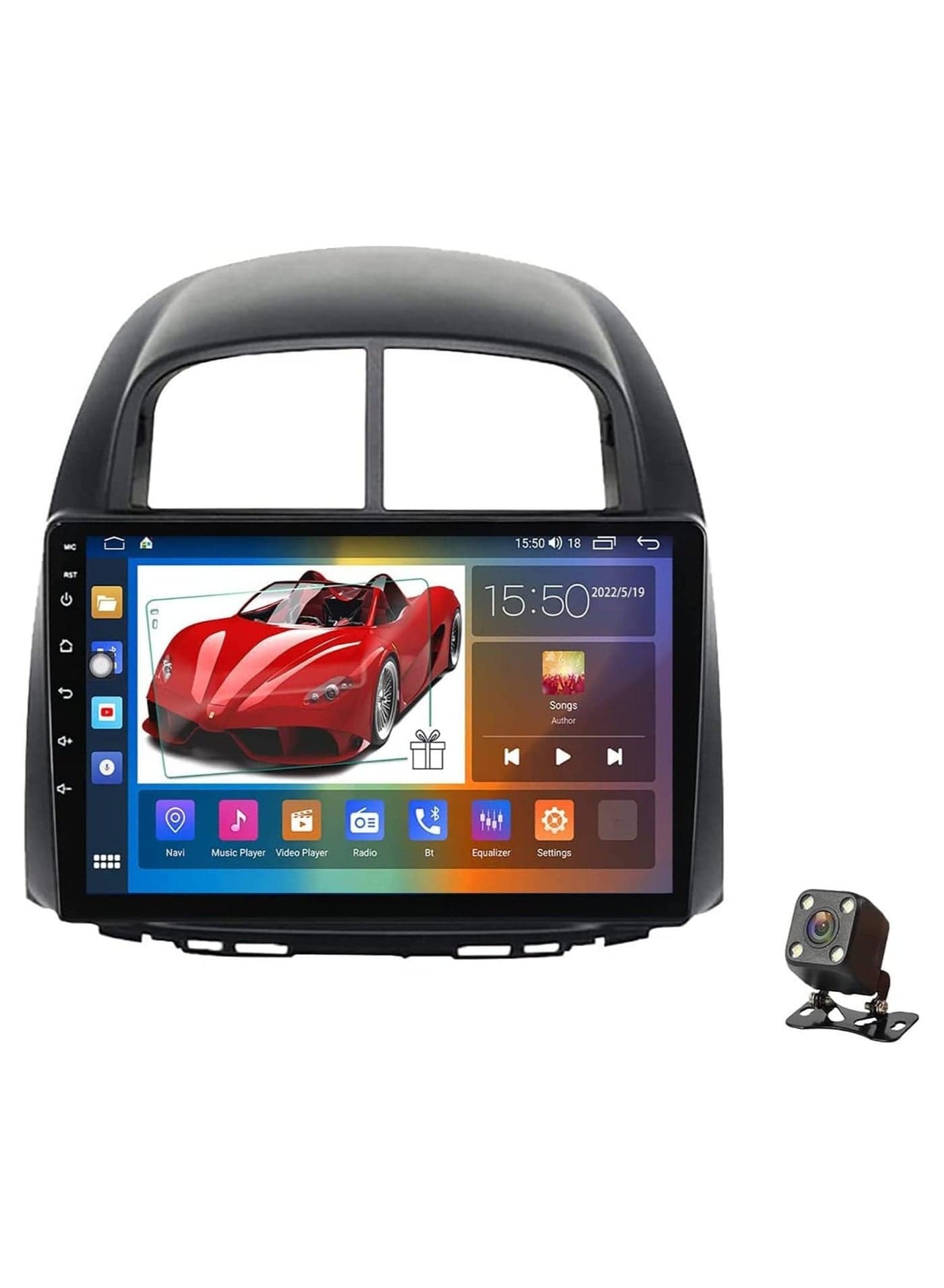 Android Car Stereo for Toyota Passo Daihatsu Boon Sirion 2005 2006 2007 2008 2009 2010 2011 1GB RAM 32GB ROM Apple Carplay,M-Link Wi-Fi BT,Radio GPS, 10 Inch IPS Touch Screen with AHD Camera Included