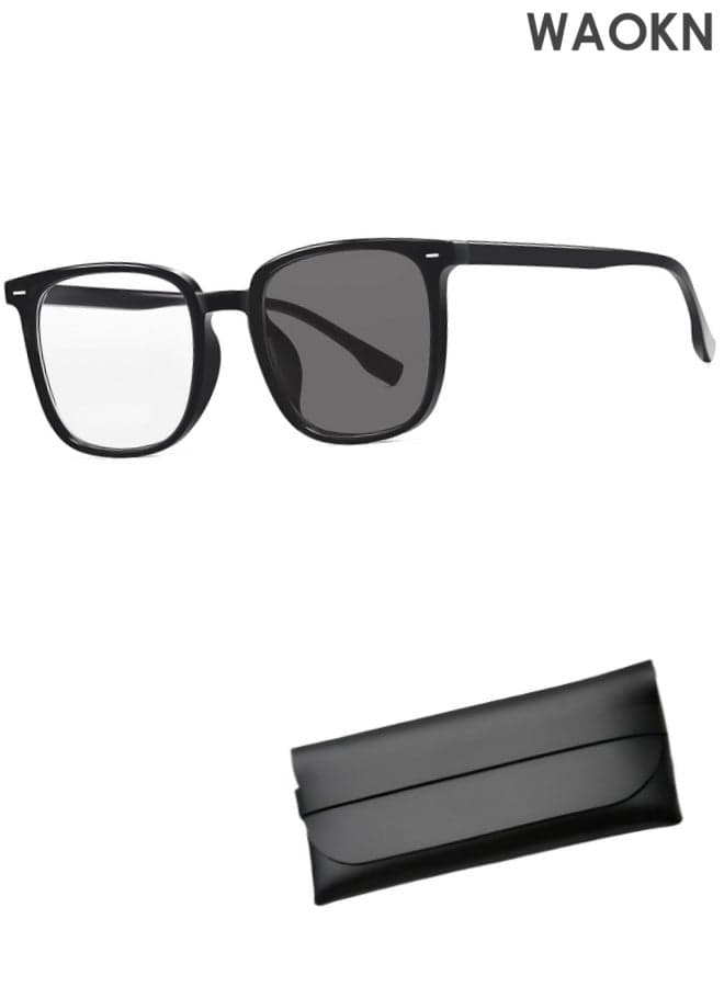 Blue Light Blocking Glasses Computer Reading Gaming TV Phones Eyeglasses Fashion Anti Eyestrain UV Eyewear for Women Men,Transparent Lenses Eyeglass Suitable for Computer & Gaming